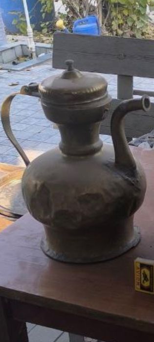 Кумган старинный из латуни.