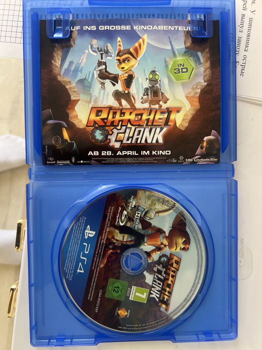 Ratcher Clank дисковая игра для пс4