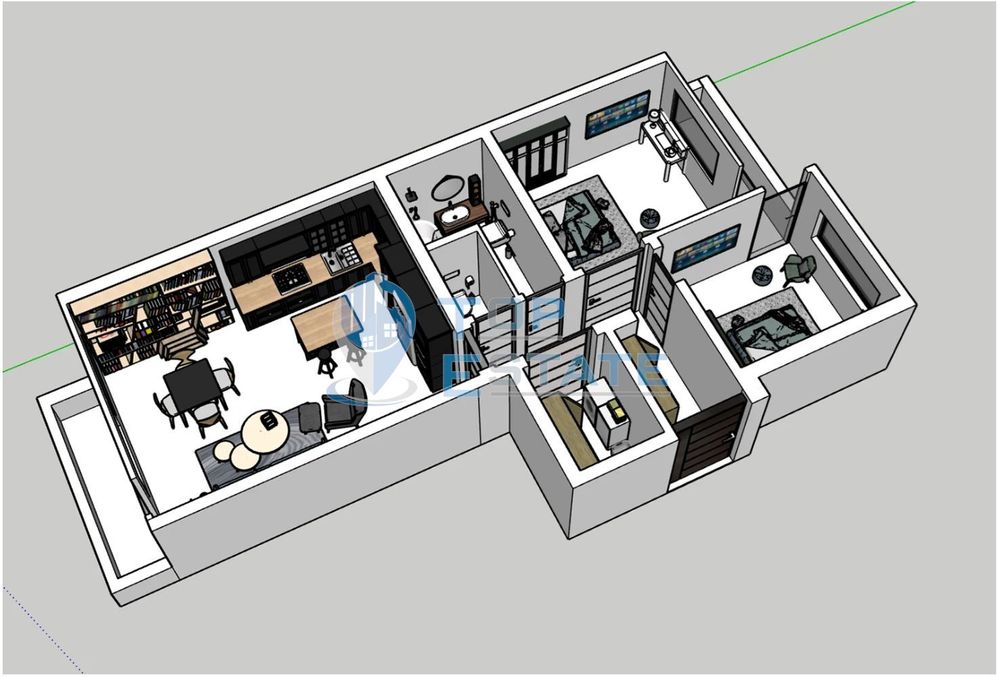 Продава се Тристаен апартамент в Велико Търново, Бузлуджа - 119 кв.м за 1005 €/кв.м - Снимка #1