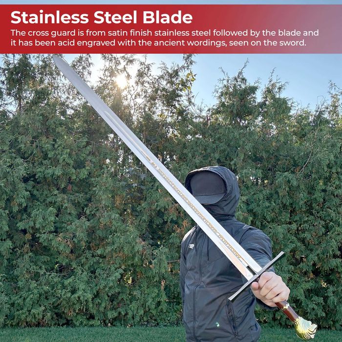 Рицарски меч с лъвски мотиви