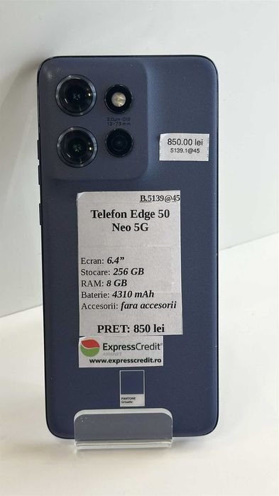 (Ag45 B.5139.45)  Motorola Edge 50 Neo 5G - Garantie 24 Luni