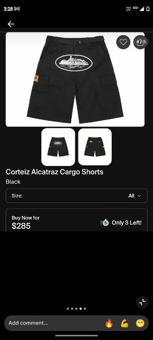 Оригинални Cargo Cortei панталони от StockX (ВИЖТЕ ПОСЛЕДНАТА СНИМКА!)