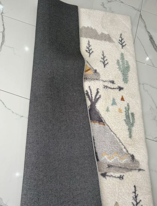 Covor pufos camera copii