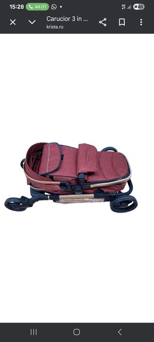Carucior 3 in 1 bebelusi