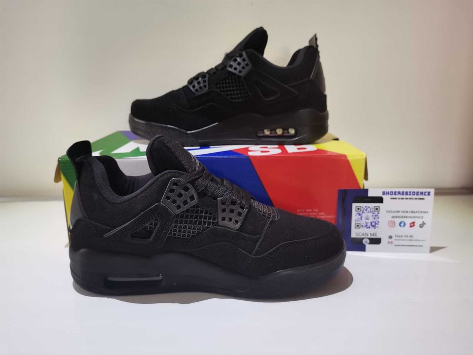 Air Jordan 4 Black Cat 36-44 (Livrare cu Verificare)