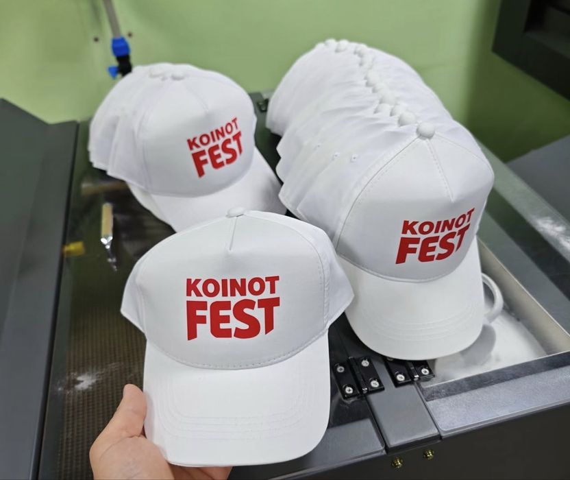 Премиум кепки  под термопринт  оптом