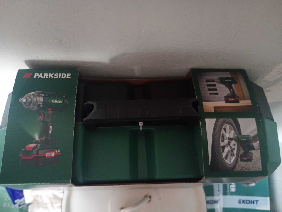 Чисто нов акумулаторен ударен гайковерт Parkside
