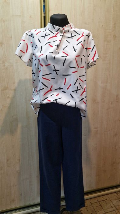 Образ в красивом цвете индиго