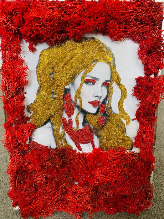 Tablou licheni - handmade