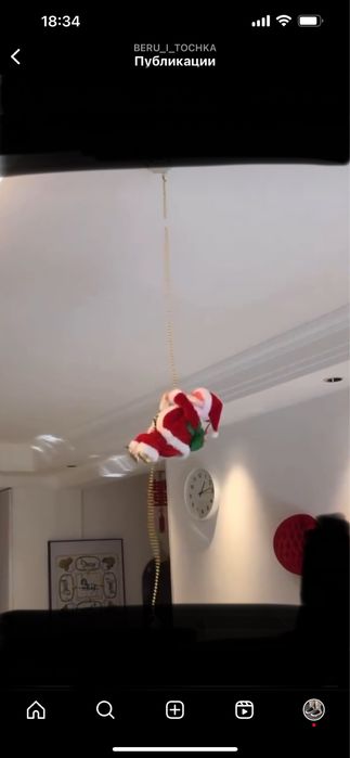 Ползающий дет мороз