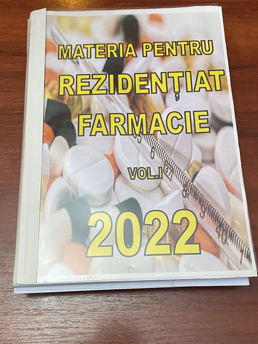 Rezidentiat Farmacie 2022