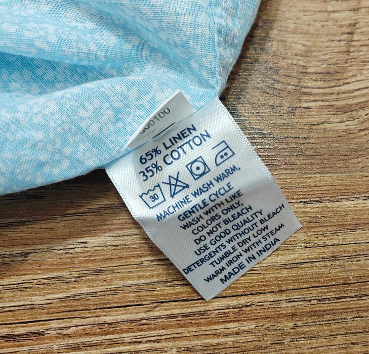 US Polo ASSN Оригинална мъжка риза с лен размер М