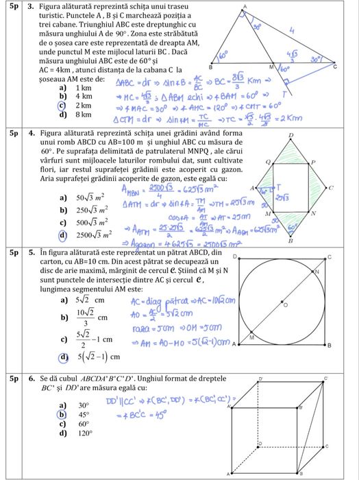 Meditații Matematică - clasele V-XII