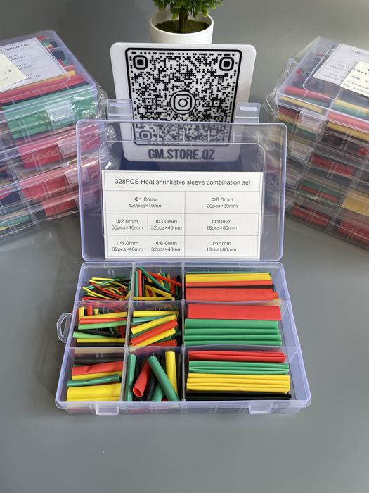 Набор термоусадочных трубок 328 шт