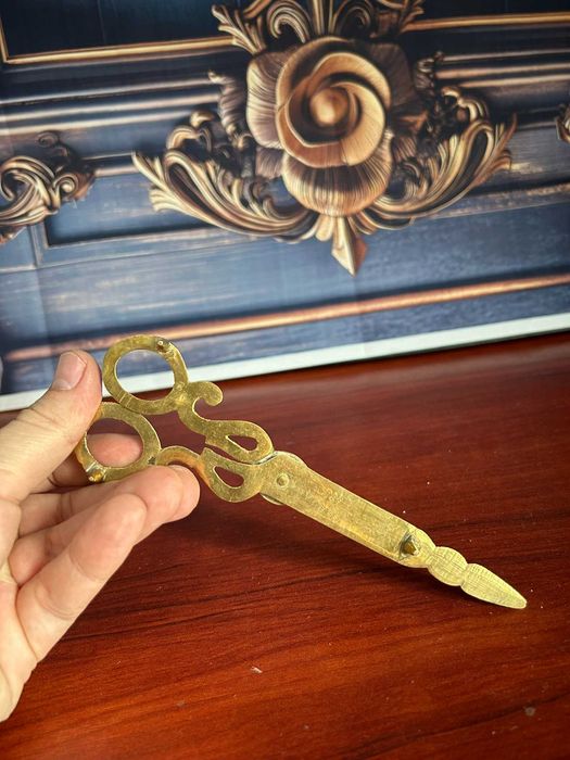 DN363 Foarfeca de alama 16cm pentru lumanari