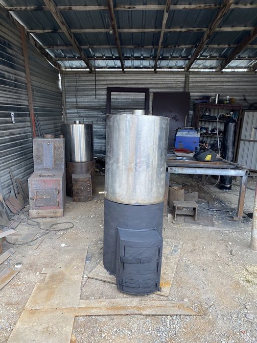 Банная печка бак нержавейка