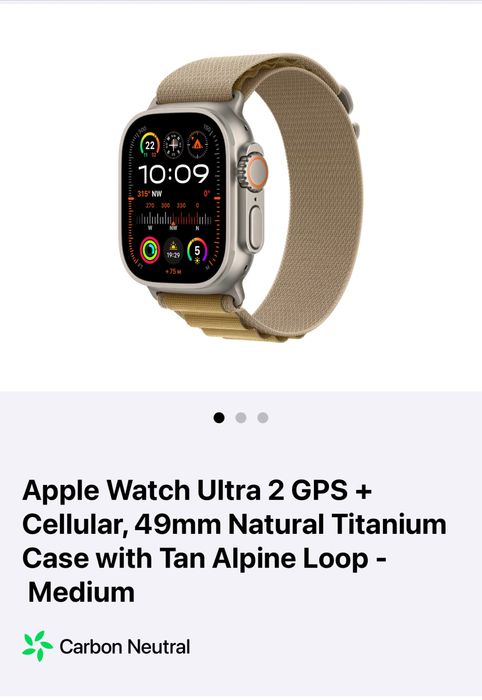Apple watch ultra2  natural titanium у Артура в Магазине Б17 Hofmann