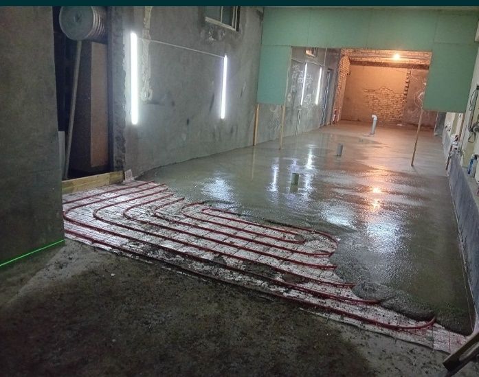 ЗАЛИВКА БЕТОНА. Стяшка пола,
Стяшка пола,