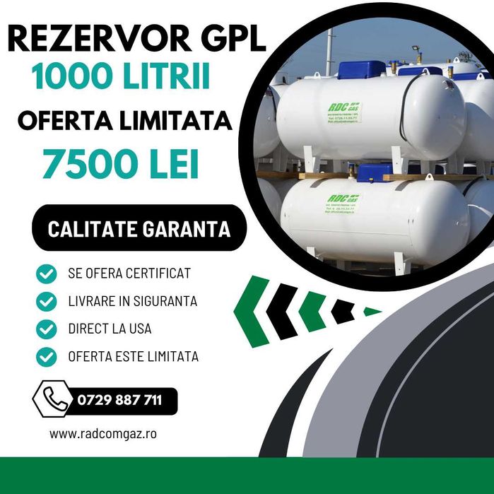 Rezervor Bazin Butelii Propan / GPL NOI - Solutii Complete pentru Casa Ta