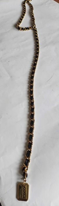 COSCI Италия дамски колан от естествена кожа и златна верига