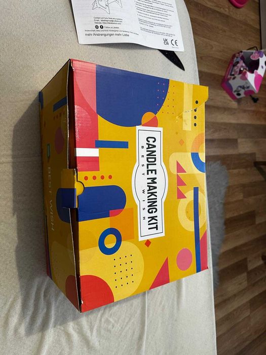 Kit de fabricare a lumanarilor din soia nou, la cutie