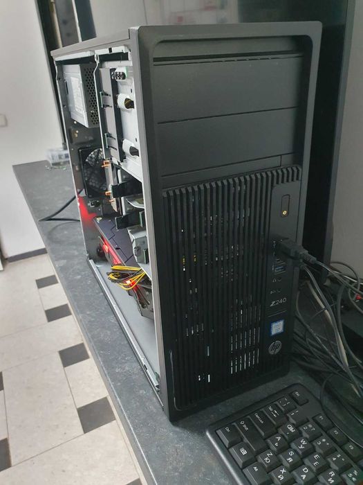 Бюджетен Геймърски компютър Xeon 3.4GHz 4ядра, 16Gb RAM, Radeon RX5700