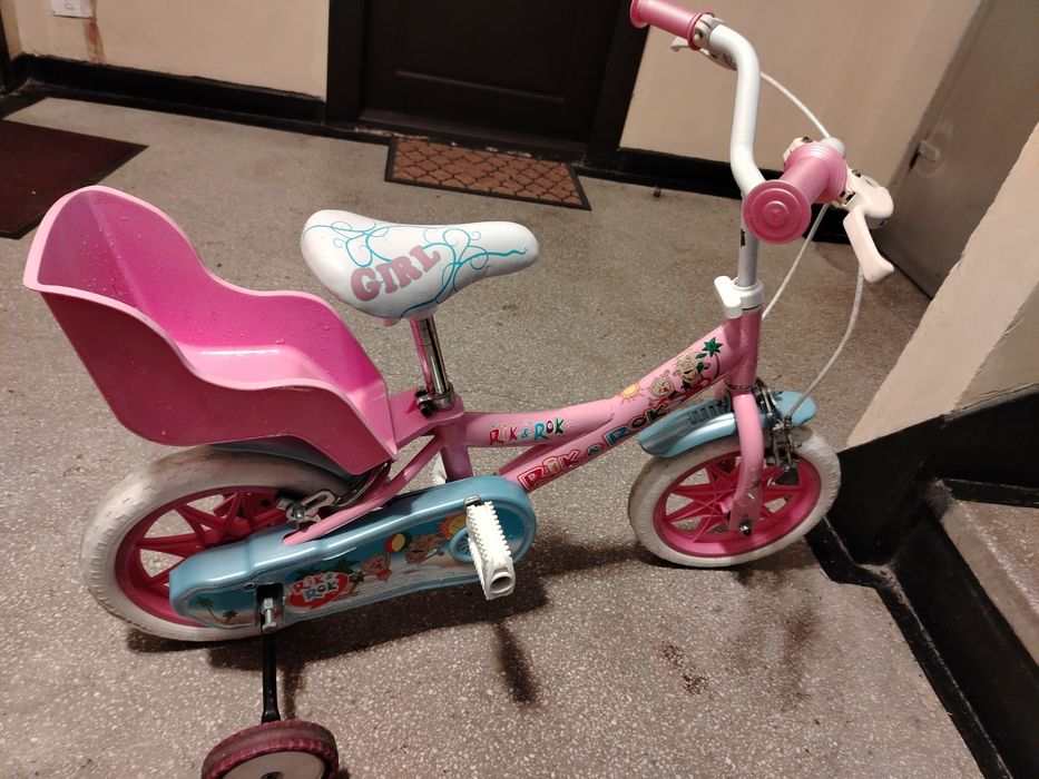 Bicicleta copii cu roti ajutatoare