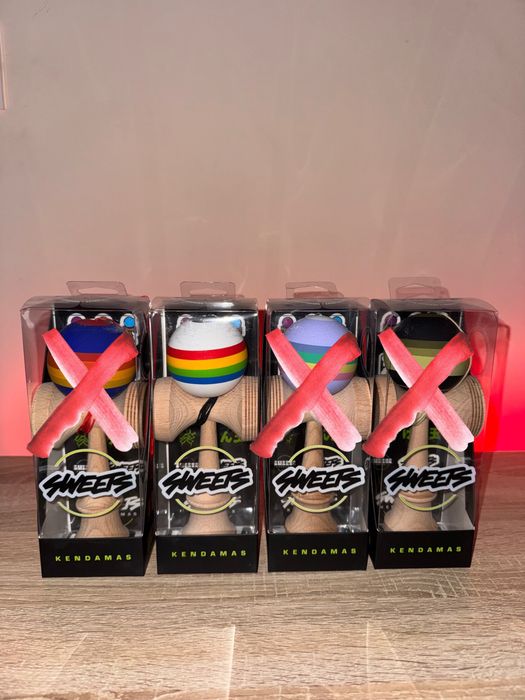Kendama  Sweets Turbo Shape four stripes