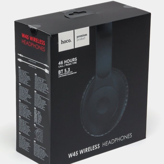 Наушники Hoco W45 провод в комплекте