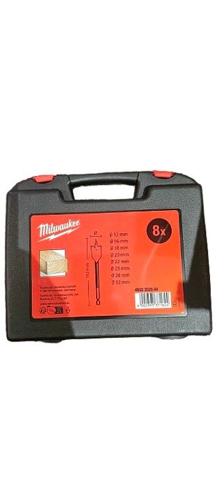 Milwaukee Set 8 burghie plate pentru lemn