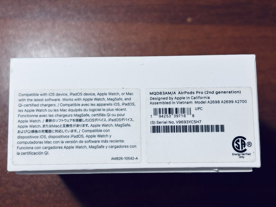 Оригинал AirPods Pro 2 (Левый нашуник с кейсом)