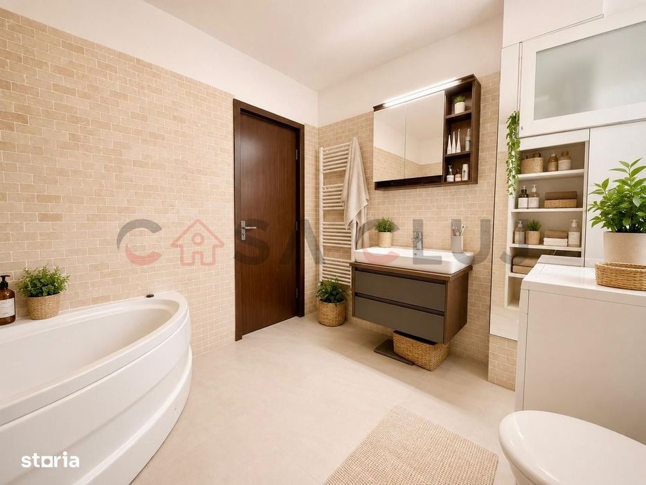 4 camere + dressing, la cheie, parcare, bloc nou, Între Lacuri