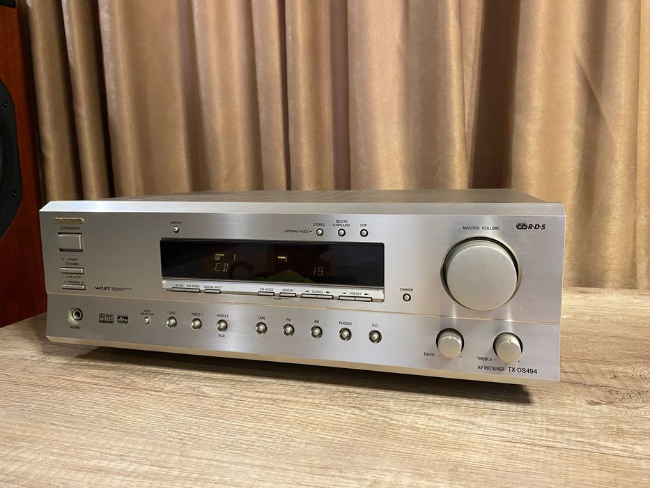 Onkyo TX-DS494 AVReciver 5.1 dolby digital prologic dts surround Wrat
