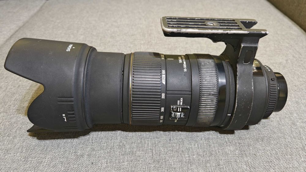 Sigma 50-500mm 1:4-6.3 APO EX, montura Pentax