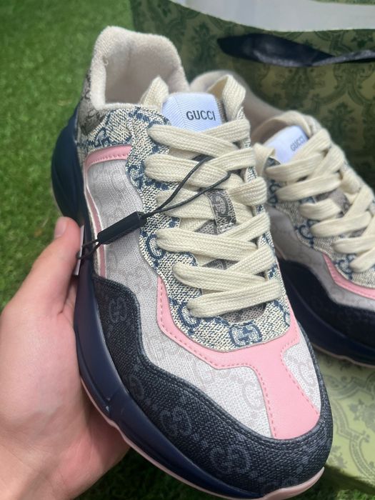 Gucci rhyton Pink Canvas Full box premium