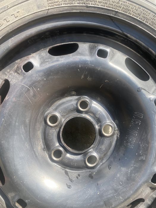 Vand roti rezerva 165 70 R14 vara-iarna 5x100