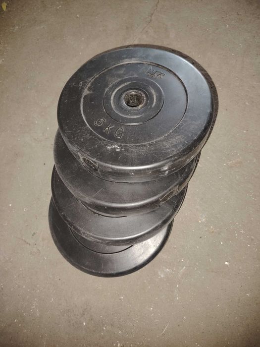 Дъмбели с лежанка и дискове