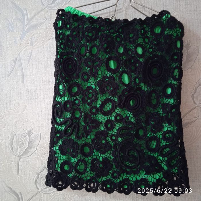 Юбка в технике ирландское кружево.