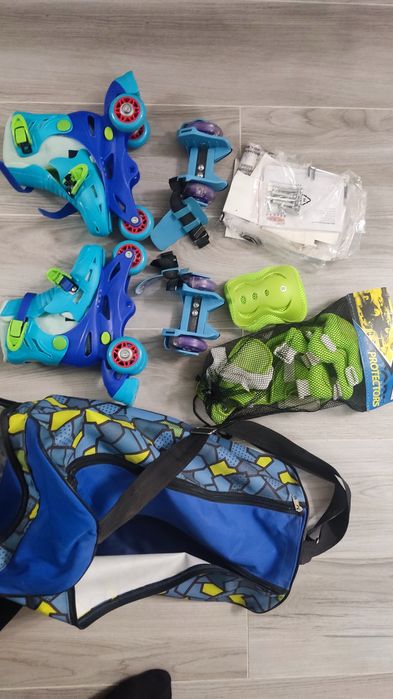 Ролик с размером для детей отличный как новый состояние