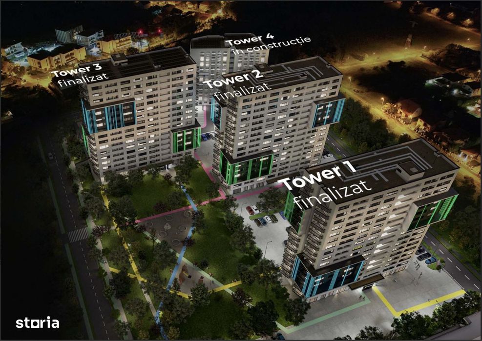 De vânzare apartamente noi în XCity Towers Timișoara! Comision zero! — fotografia 3