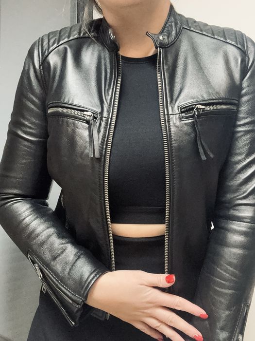 Кожено яке и къси панталонки- пола