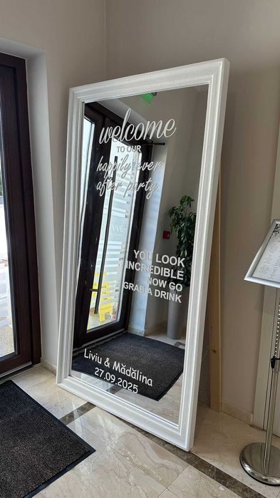 Oglinda Selfie pentru evenimente ( nunta, botez, zi de nastere )