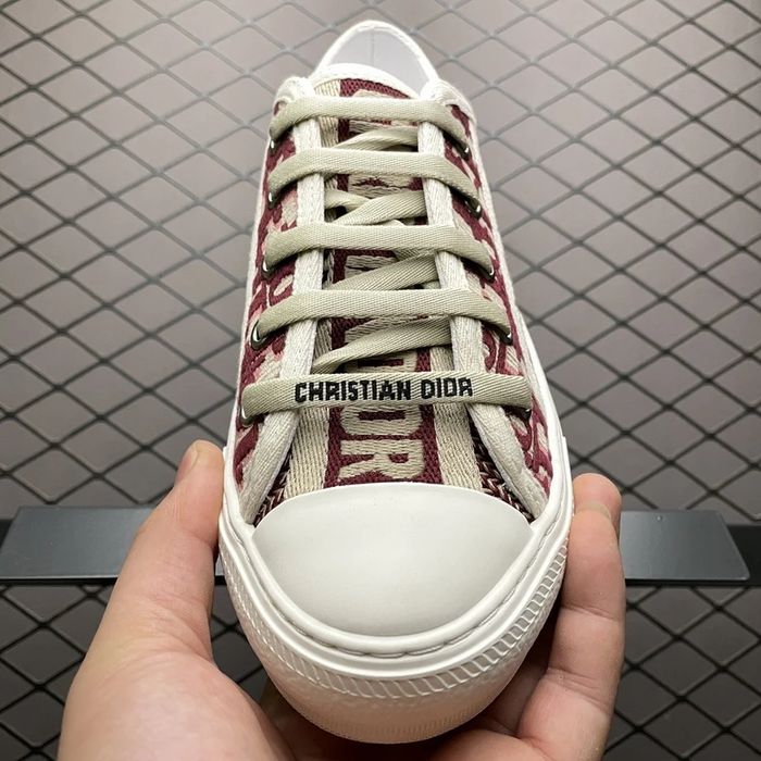 CD Walk N Dior Oblique Red Canvas