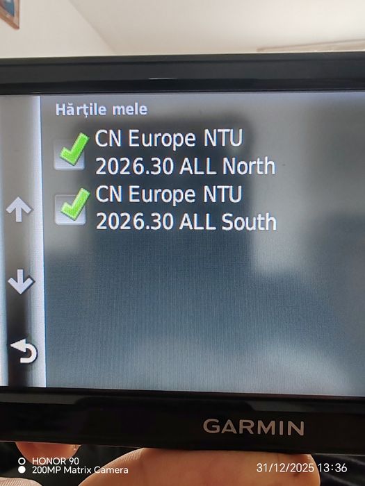 Gps auto Garmin complet și actualizat