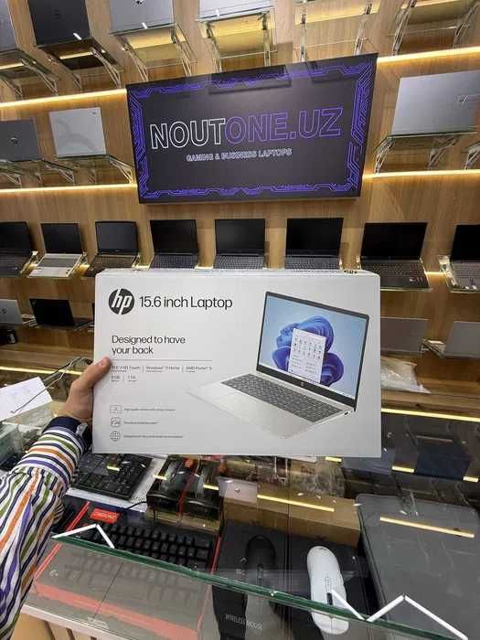 Noutbuk HP Laptop 15 AMD Ryzen 5 7520U 8GB 1Tb 15.6 FullHD IPS Touch