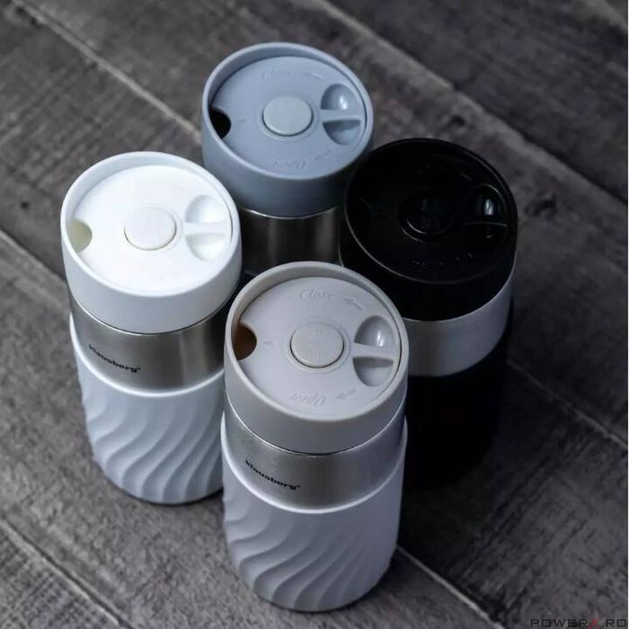 Cana termica, negru, 300ml, termos, inox, Klausberg