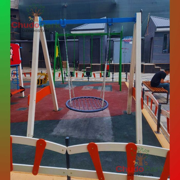 Детская площадка (Горка, качели, болалар майдончаси)