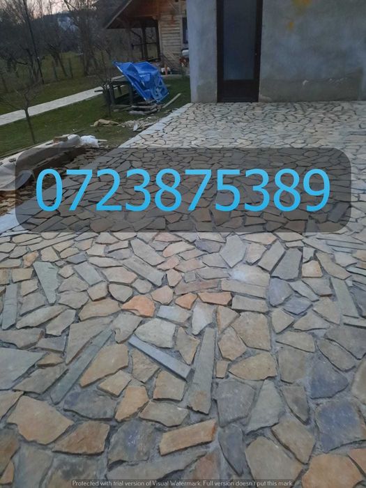 Pavaj din Piatră de Munte (Material + Manoperă Specializată)