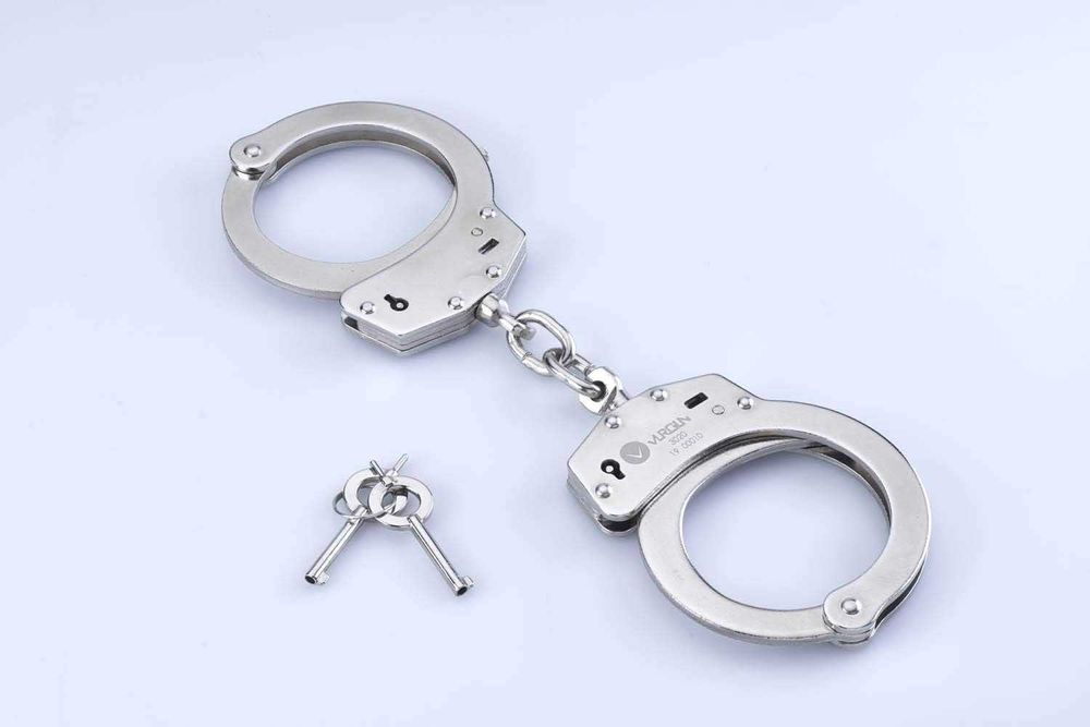 Качествени Белезници Vurgun с мека връзка Никелирани Стомана