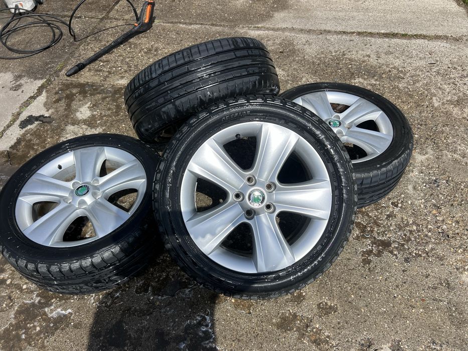 Skoda джанти 17” . Стават за Yetti , Karoq , Super , Octavia